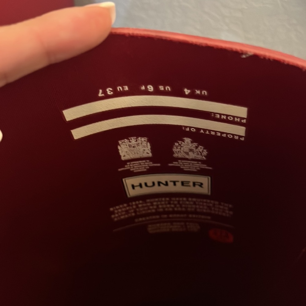 Raspberry hunter boots - Picture 2 of 2